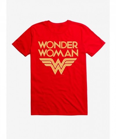 DC Comics Wonder Woman Gold T-Shirt for Men