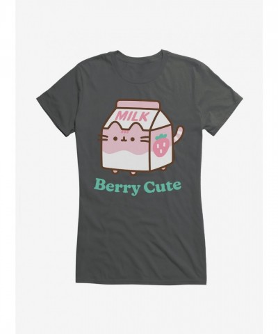 Pusheen Berry Cute Graphic Tee for Girls
