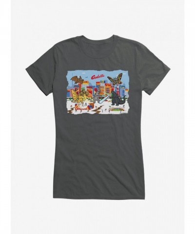 Godzilla Inspired City Girls T-Shirt for Juniors