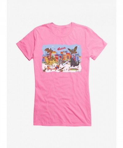 Godzilla Inspired City Girls T-Shirt for Juniors