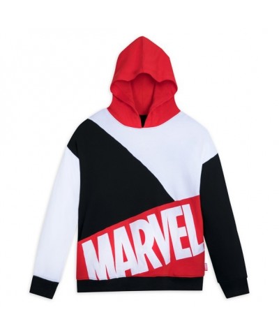 Marvel Adult Power Pullover Hoodie with Embroidered Logo