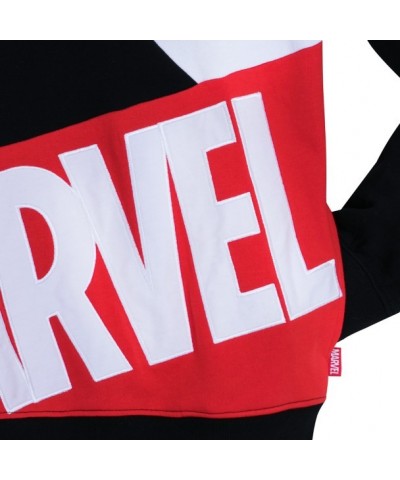 Marvel Adult Power Pullover Hoodie with Embroidered Logo