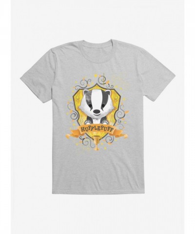 Harry Potter Hufflepuff Gold Graphic Tee for Men
