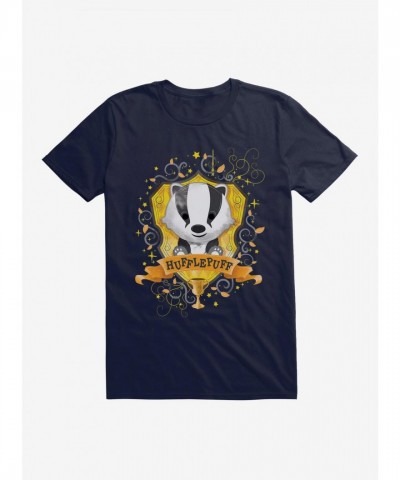 Harry Potter Hufflepuff Gold Graphic Tee for Men