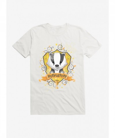 Harry Potter Hufflepuff Gold Graphic Tee for Men