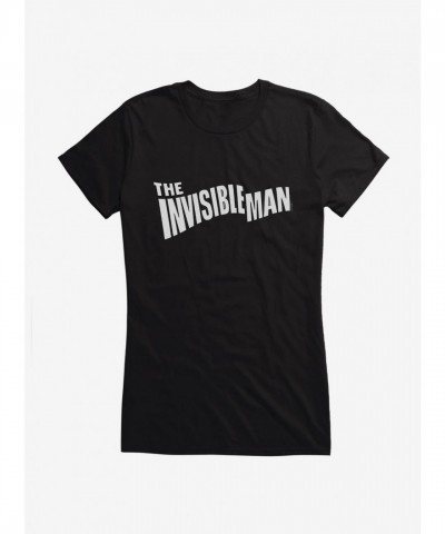 Invisible Man Retro Print Junior Girls T-Shirt