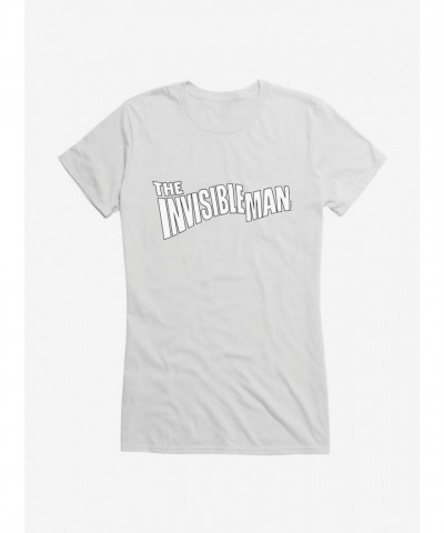 Invisible Man Retro Print Junior Girls T-Shirt