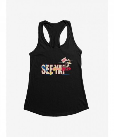 Looney Tunes Girls Tank Top - See Ya Wile Coyote Tee