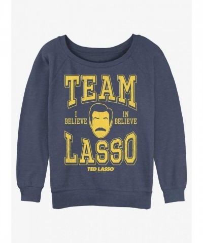 Ted Lasso Dream Team Girls Soft Sweatshirt - Navy Blue