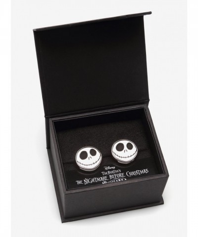 Nightmare Before Christmas Enamel Cufflinks for Men