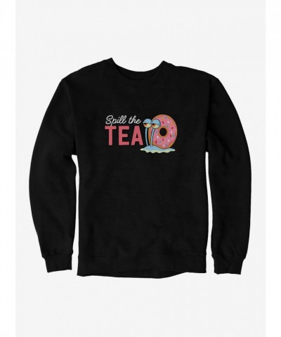 SpongeBob SquarePants Gary Spill The Tea Unisex Sweatshirt