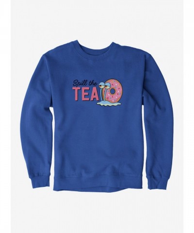SpongeBob SquarePants Gary Spill The Tea Unisex Sweatshirt