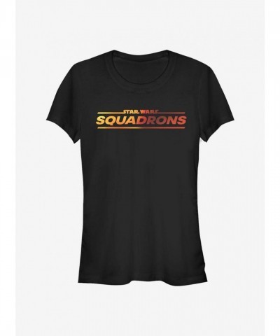 Star Wars Squadrons Emblem Tee for Girls - Black