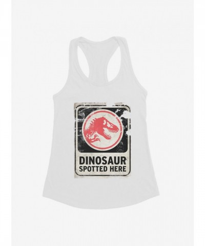 Jurassic World Dominion Dinosaur Spotted Here Girls Lightweight Tank