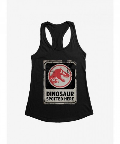 Jurassic World Dominion Dinosaur Spotted Here Girls Lightweight Tank