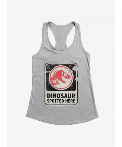 Jurassic World Dominion Dinosaur Spotted Here Girls Lightweight Tank