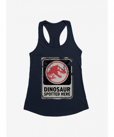 Jurassic World Dominion Dinosaur Spotted Here Girls Lightweight Tank