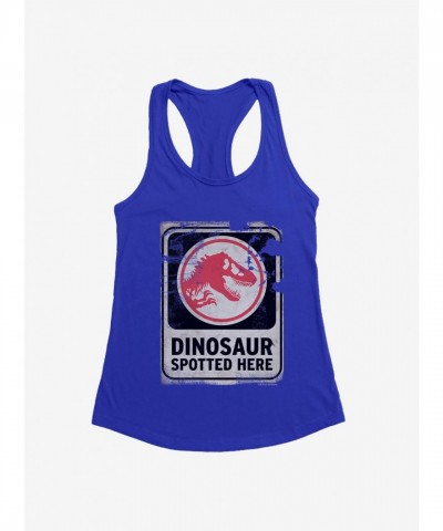Jurassic World Dominion Dinosaur Spotted Here Girls Lightweight Tank