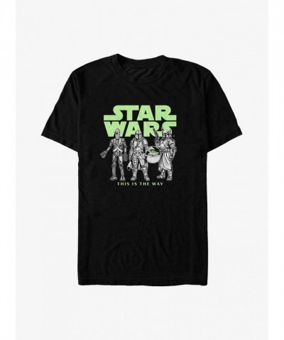 Mandalorian Big & Tall Unisex Tee - Black