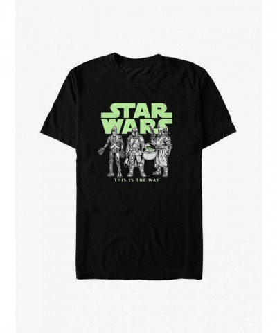 Mandalorian Big & Tall Unisex Tee - Black