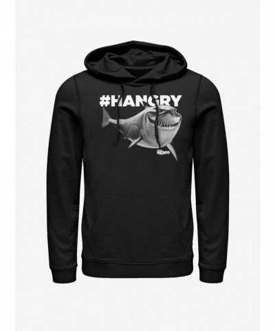 Disney Pixar Finding Nemo Hangry Bruce Unisex Hoodie - Black