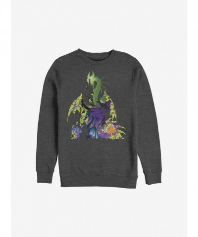 Disney Grey Dragon Crewneck Sweatshirt for Men