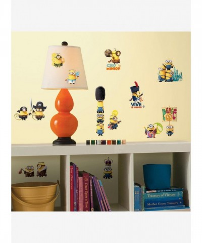 Minions Movie Peel and Stick Wall Stickers by RoomMates