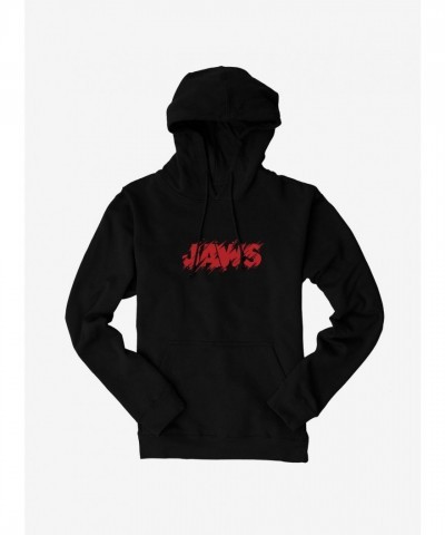 Universal Jaws Font Red Unisex Hoodie