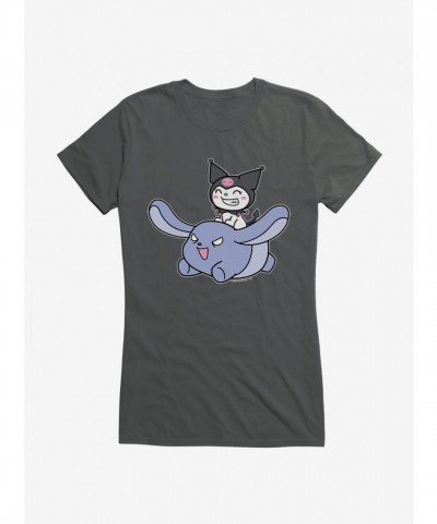 Kuromi Flying Girls Lightweight T-Shirt