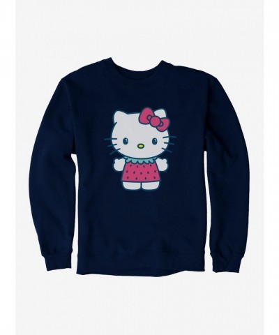 Hello Kitty Vacation Sweatshirt in Strawberry - Unisex Adult Size