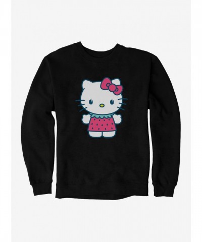Hello Kitty Vacation Sweatshirt in Strawberry - Unisex Adult Size