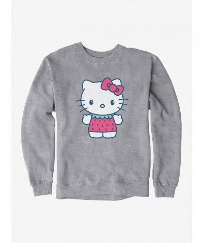 Hello Kitty Vacation Sweatshirt in Strawberry - Unisex Adult Size