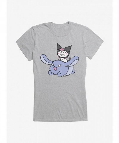 Kuromi Flying Girls Lightweight T-Shirt