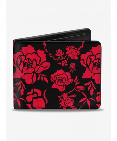 Disney Men's Mulan Dragon & Flowers Bifold Wallet