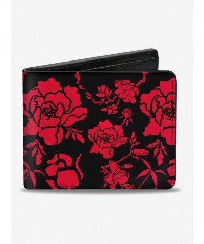 Disney Men's Mulan Dragon & Flowers Bifold Wallet