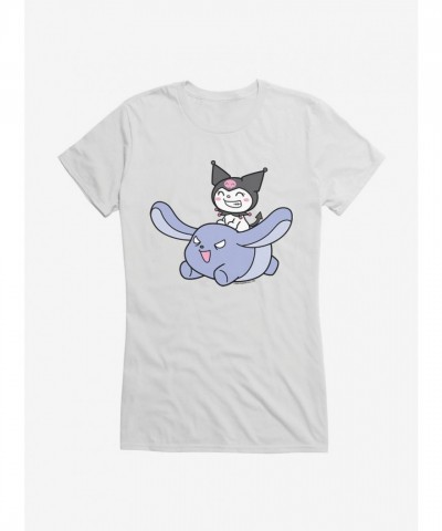 Kuromi Flying Girls Lightweight T-Shirt